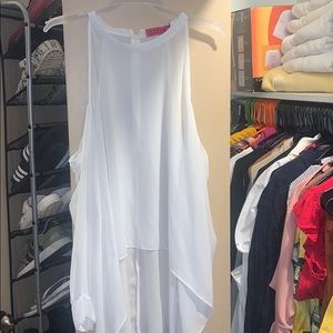 Cold shoulder blouse